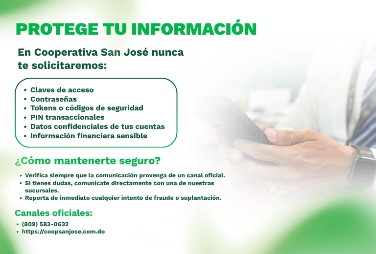 Protege tu información